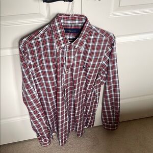Ralph Lauren Men's Red Plaid Shirt